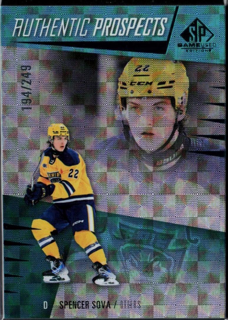 Spencer Sova [Teal Patterned Foilboard] #50