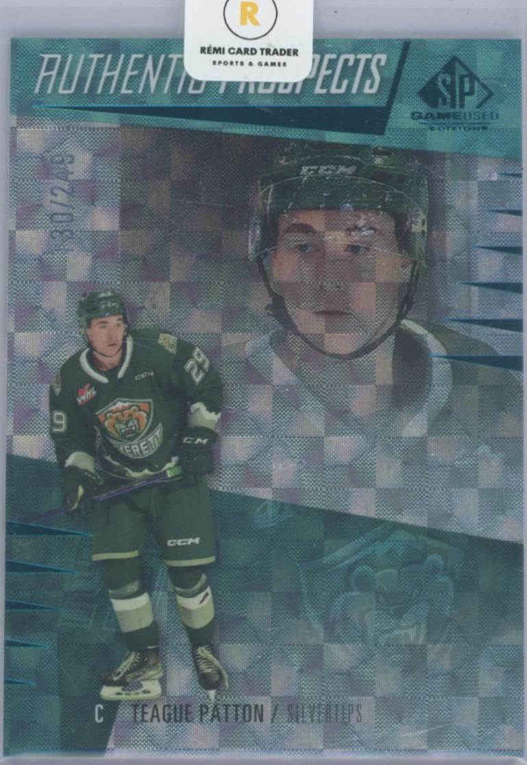 Teague Patton [Teal Patterned Foilboard] #27