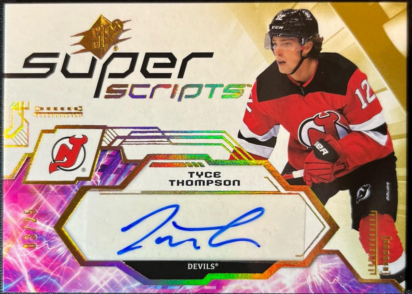 Tyce Thompson [Gold] #SS-TT