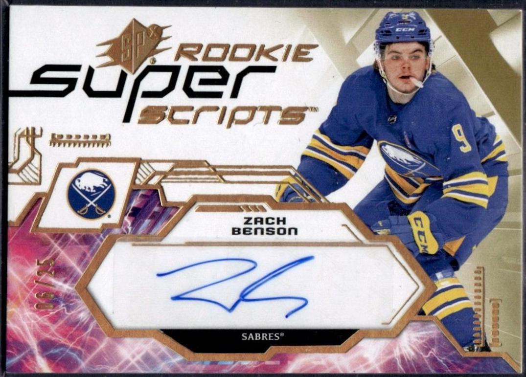 Zach Benson [Gold] #SSR-ZB