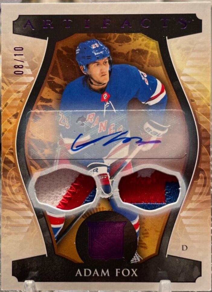 Adam Fox [Autograph Material Purple] #134