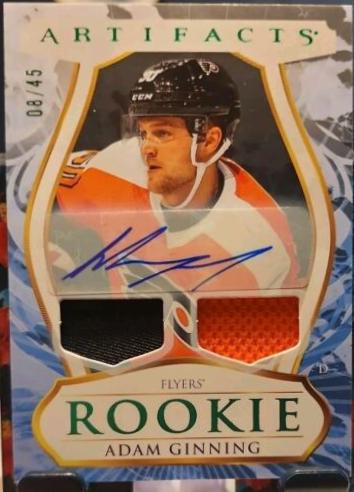 Adam Ginning [Autograph Material Emerald] #175