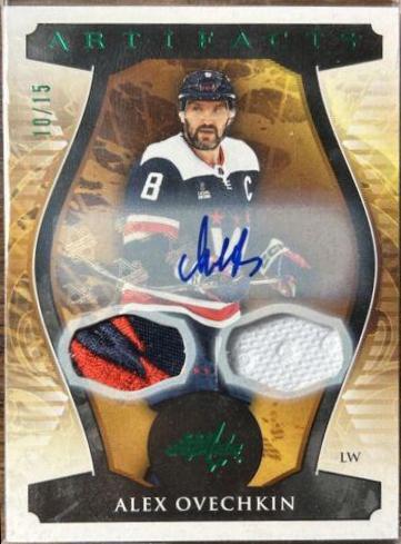 Alex Ovechkin [Autograph Material Emerald] #124