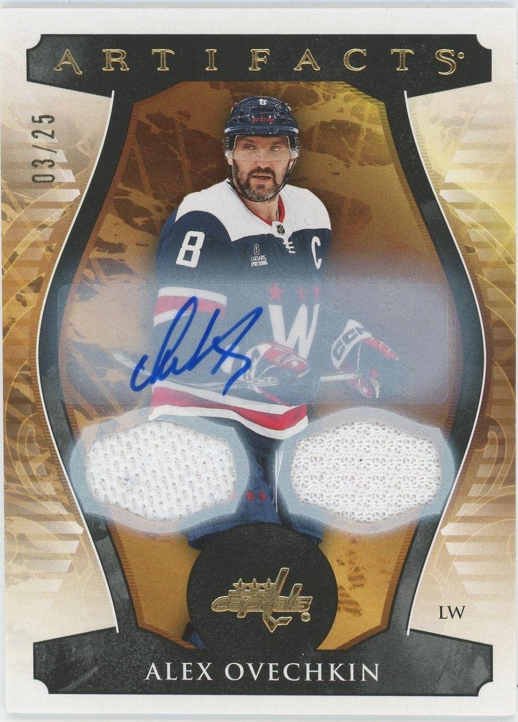 Alex Ovechkin [Autograph Material Gold] #124