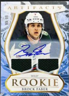 Brock Faber [Autograph Material Gold] #189