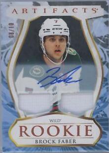 Brock Faber [Autograph Material Orange] #189
