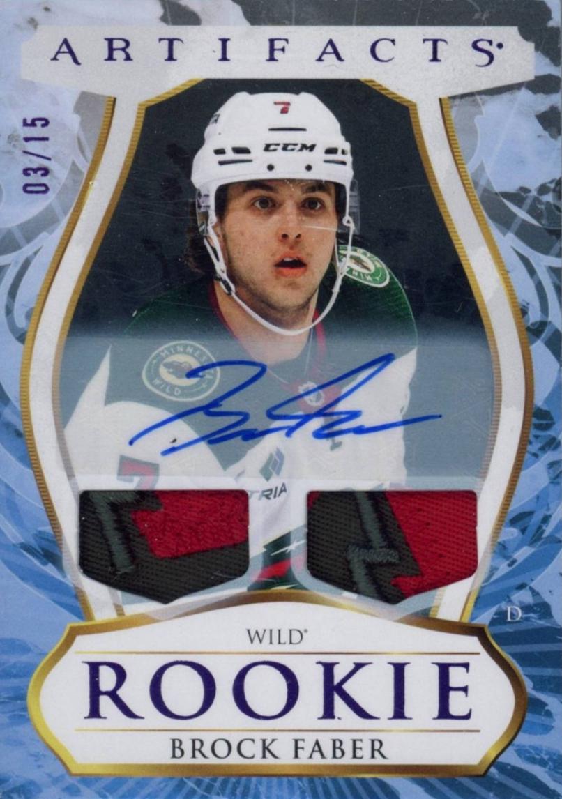 Brock Faber [Autograph Material Purple] #189