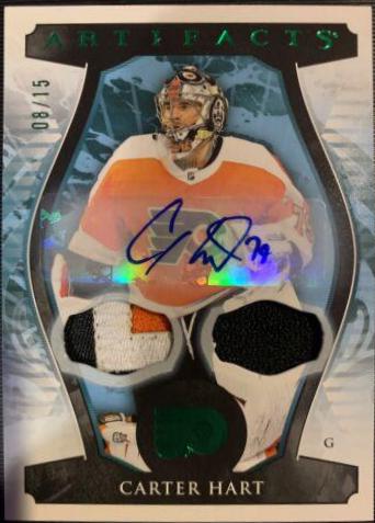 Carter Hart [Autograph Material Emerald] #138