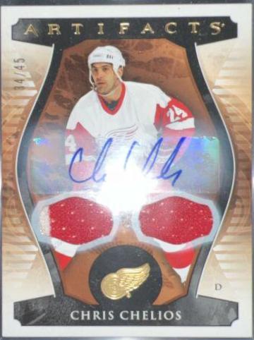 Chris Chelios [Autograph Material Gold] #159