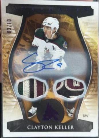 Clayton Keller [Autograph Material Purple] #105
