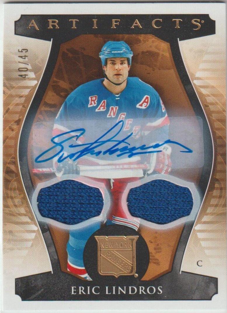 Eric Lindros [Autograph Material Gold] #164