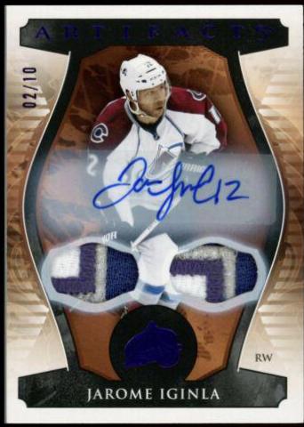 Jarome Iginla [Autograph Material Purple] #169
