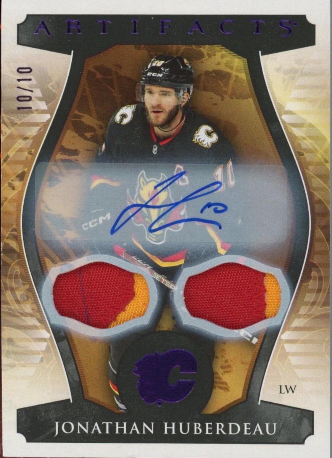Jonathan Huberdeau [Autograph Material Purple] #121