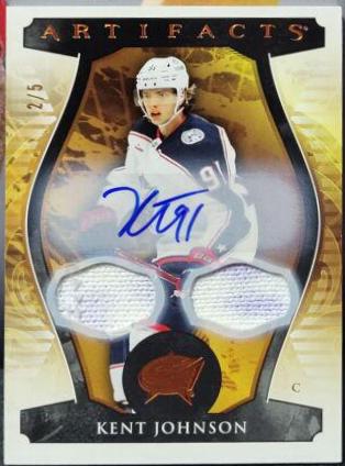 Kent Johnson [Autograph Material Orange] #110