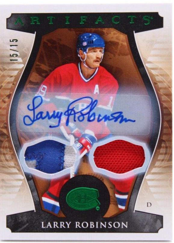 Larry Robinson [Autograph Material Emerald] #168