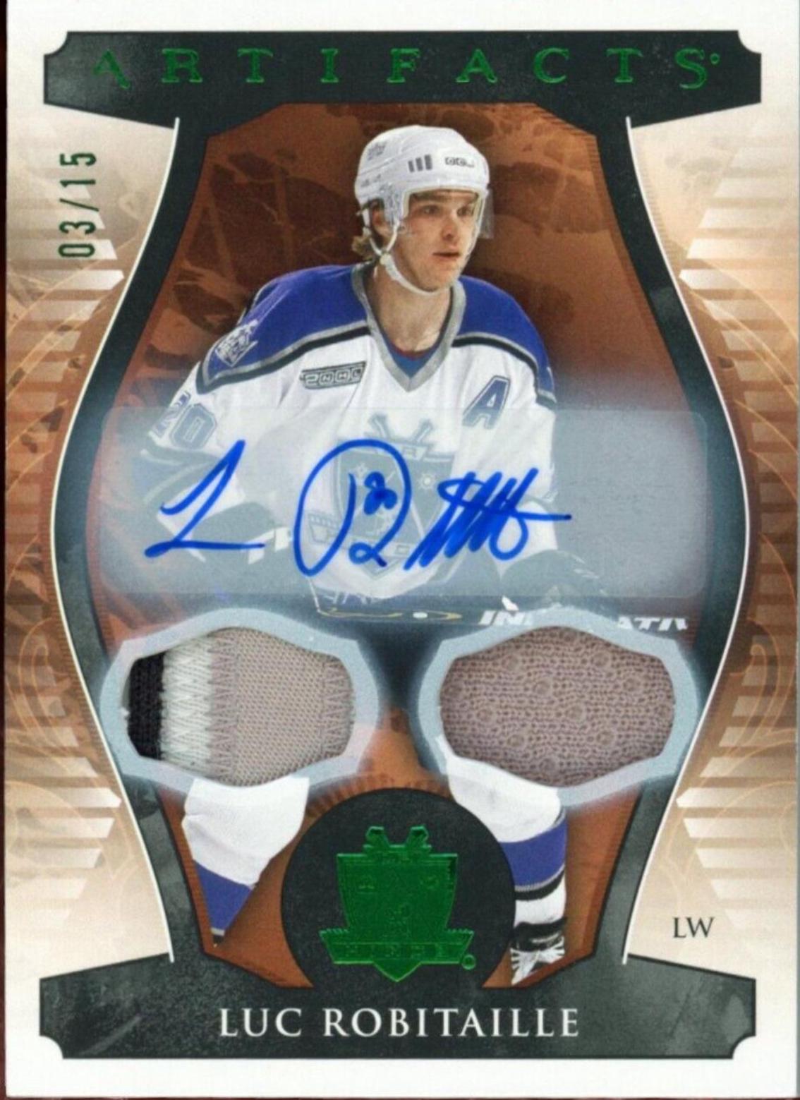 Luc Robitaille [Autograph Material Emerald] #165