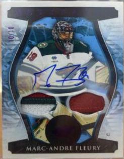Marc Andre Fleury [Autograph Material Purple] #155