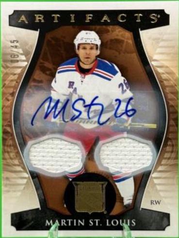 Martin St. Louis [Autograph Material Gold] #157