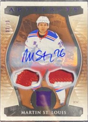 Martin St. Louis [Autograph Material Purple] #157