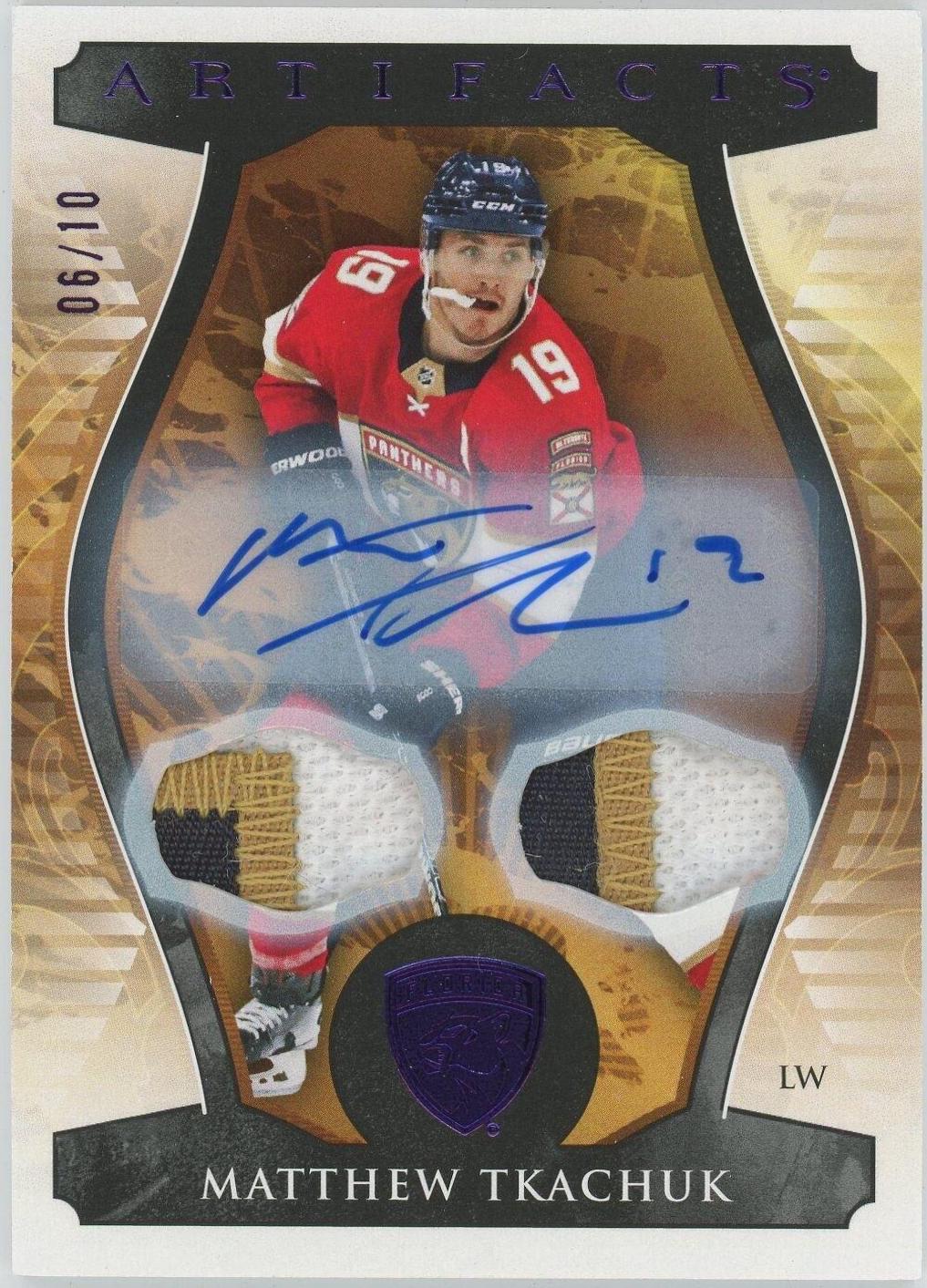 Matthew Tkachuk [Autograph Material Purple] #107