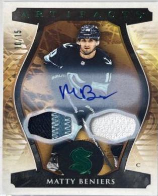 Matty Beniers [Autograph Material Emerald] #104