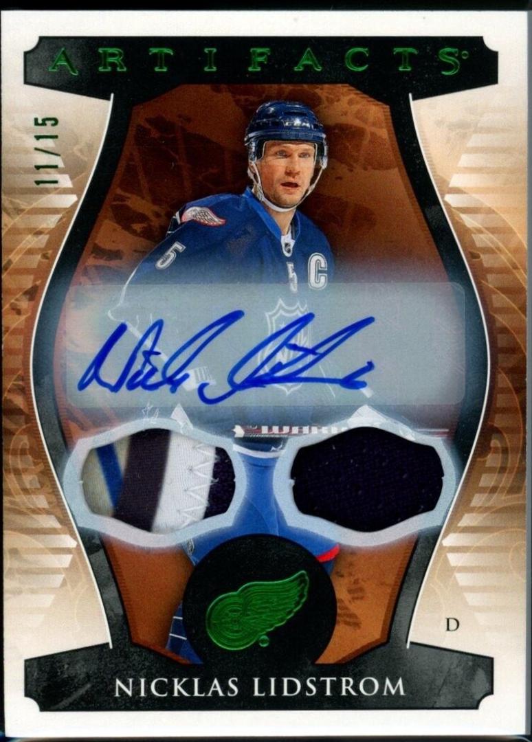 Nicklas Lidstrom [Autograph Material Emerald] #170