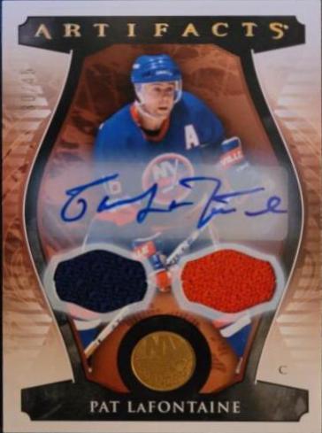Pat LaFontaine [Autograph Material Gold] #156