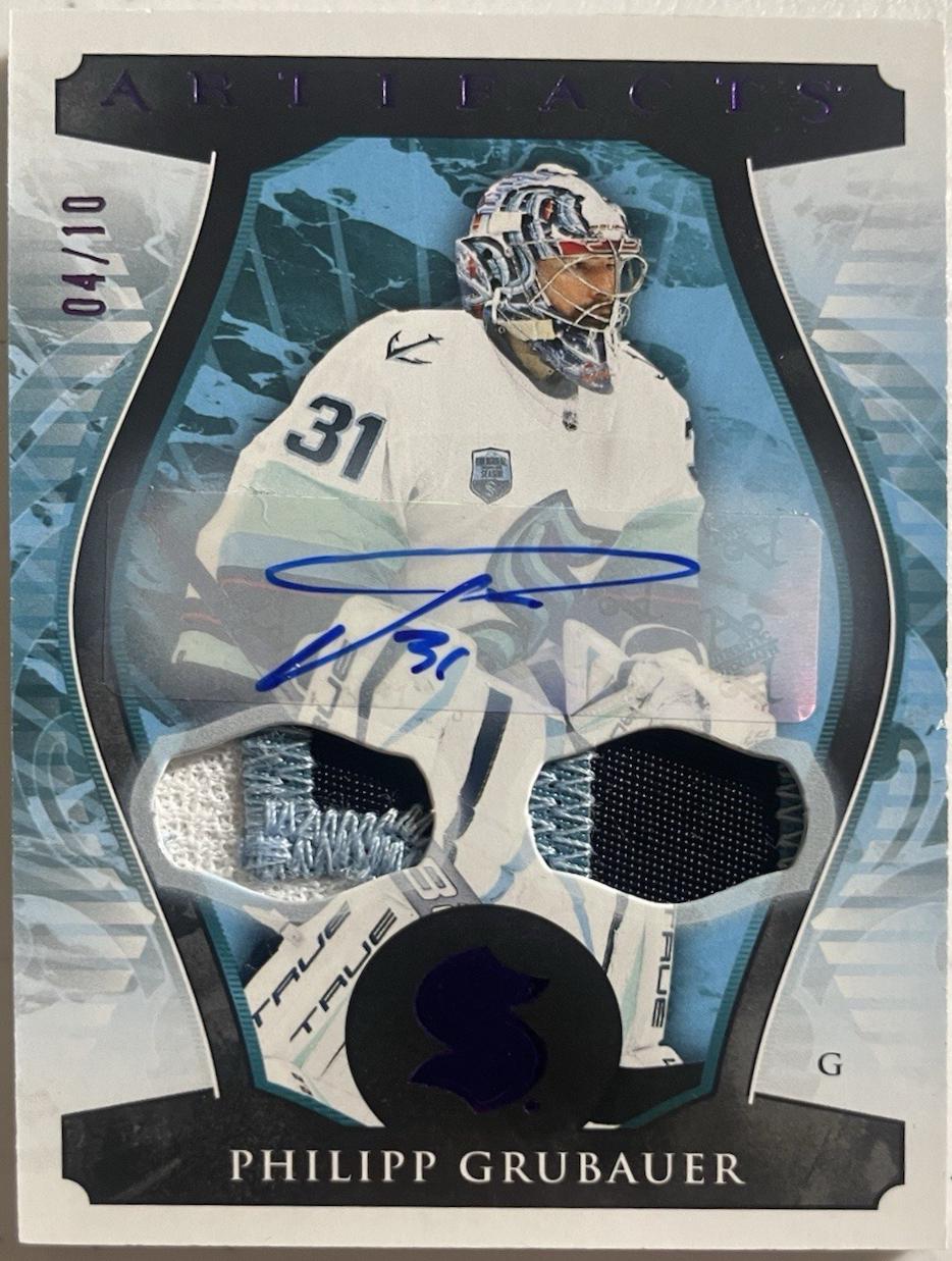 Philipp Grubauer [Autograph Material Purple] #141