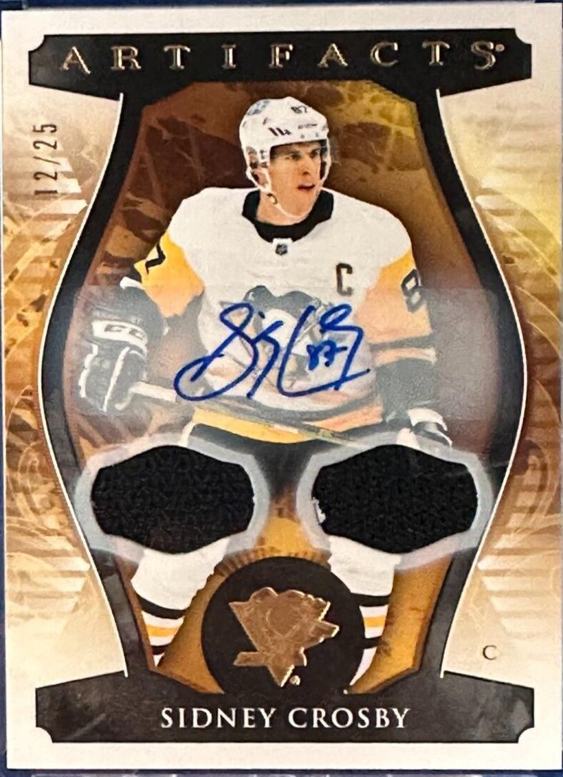 Sidney Crosby [Autograph Material Gold] #128