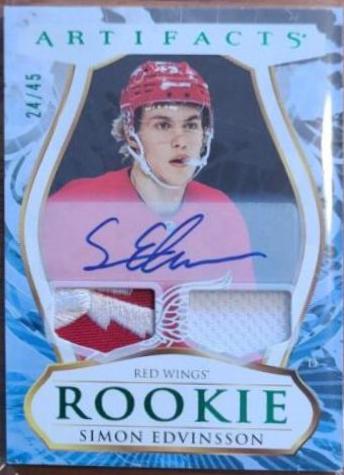 Simon Edvinsson [Autograph Material Emerald] #187