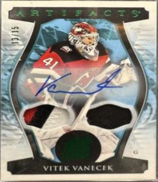 Vitek Vanecek [Autograph Material Emerald] #143