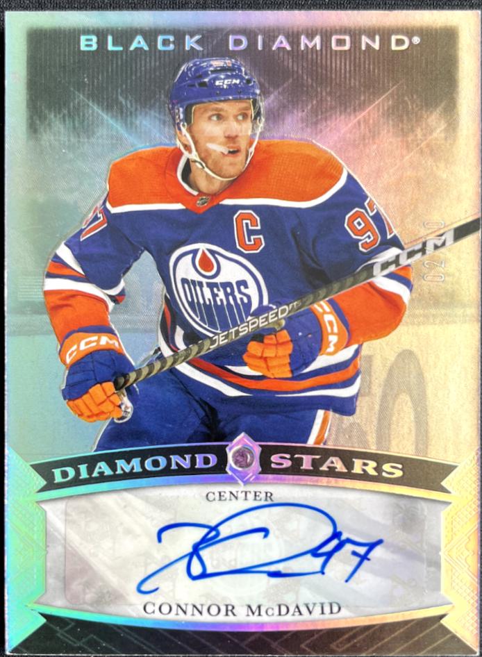 Connor McDavid [Purple Diamond Relic] #BDS-CM