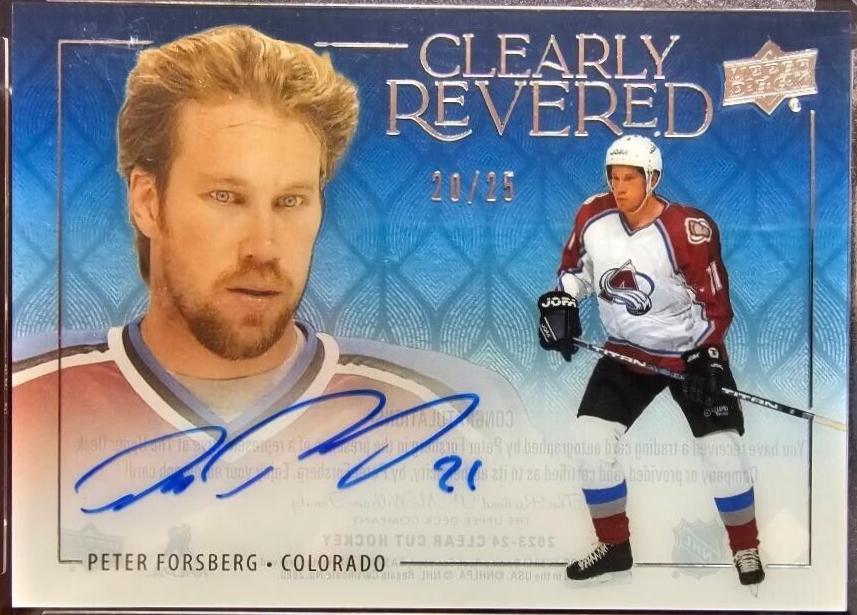 Peter Forsberg [Blue] #CR-PF