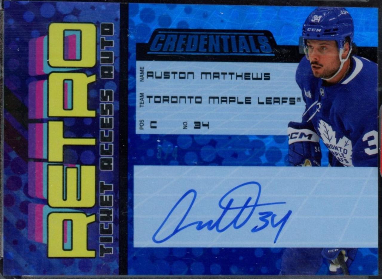 Auston Matthews [Blue] #RTAA-AM