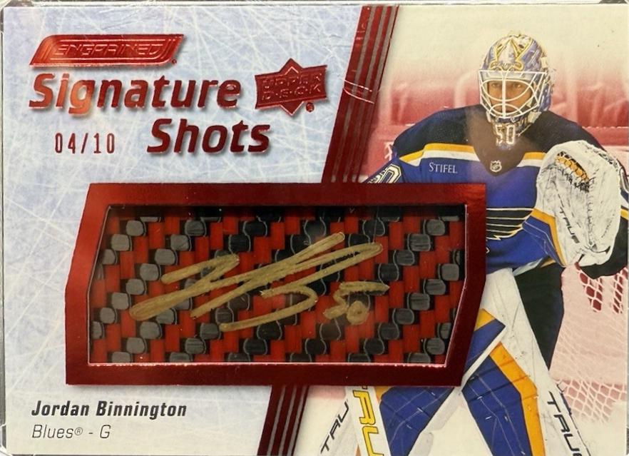 Jordan Binnington [Red Stick] #SS-JB