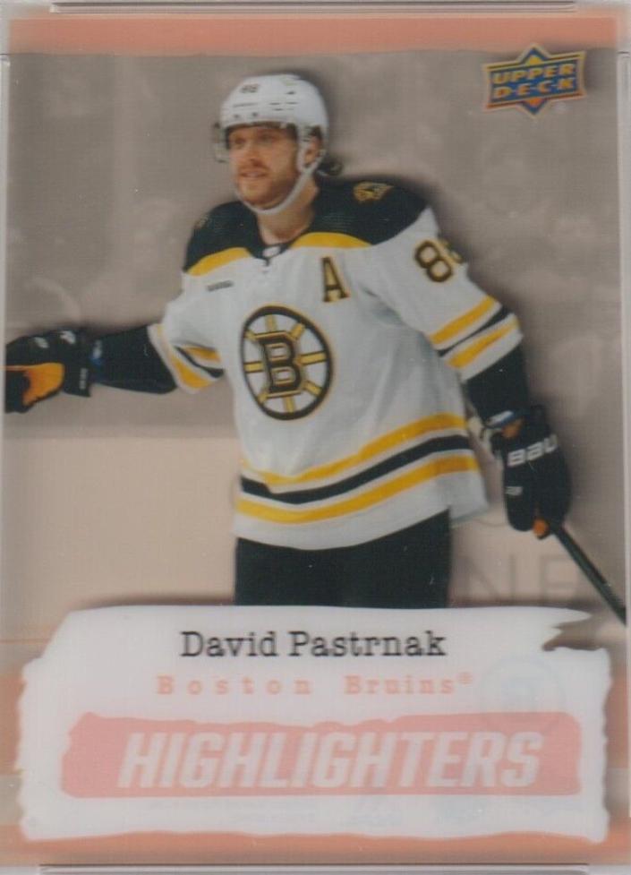 David Pastrnak [Orange] #HL-20