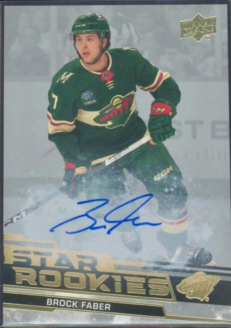 Brock Faber [Black Autograph] #6