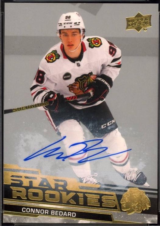 Connor Bedard [Black Autograph] #1