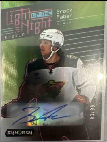 Brock Faber [Gold Autograph] #LN-BF
