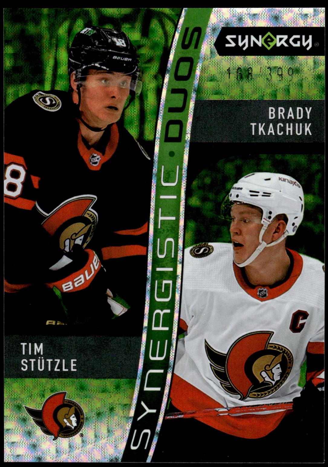 Tim Stutzle / Brady Tkachuk [Green] #SD-10