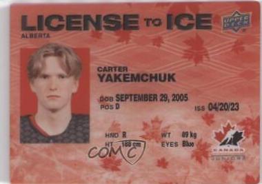 Carter Yakemchuk [Red] #LI-34