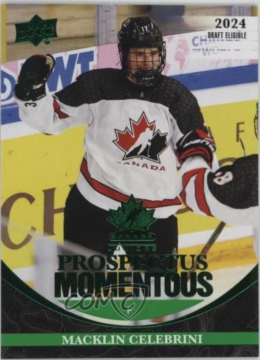Macklin Celebrini [Green] #PM-8