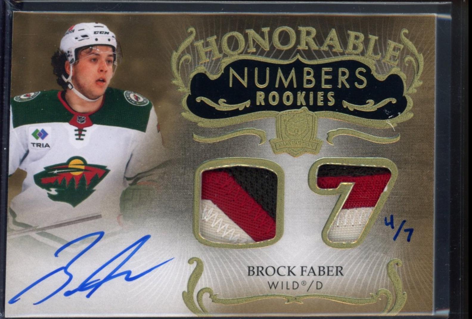 Brock Faber #HR-BF