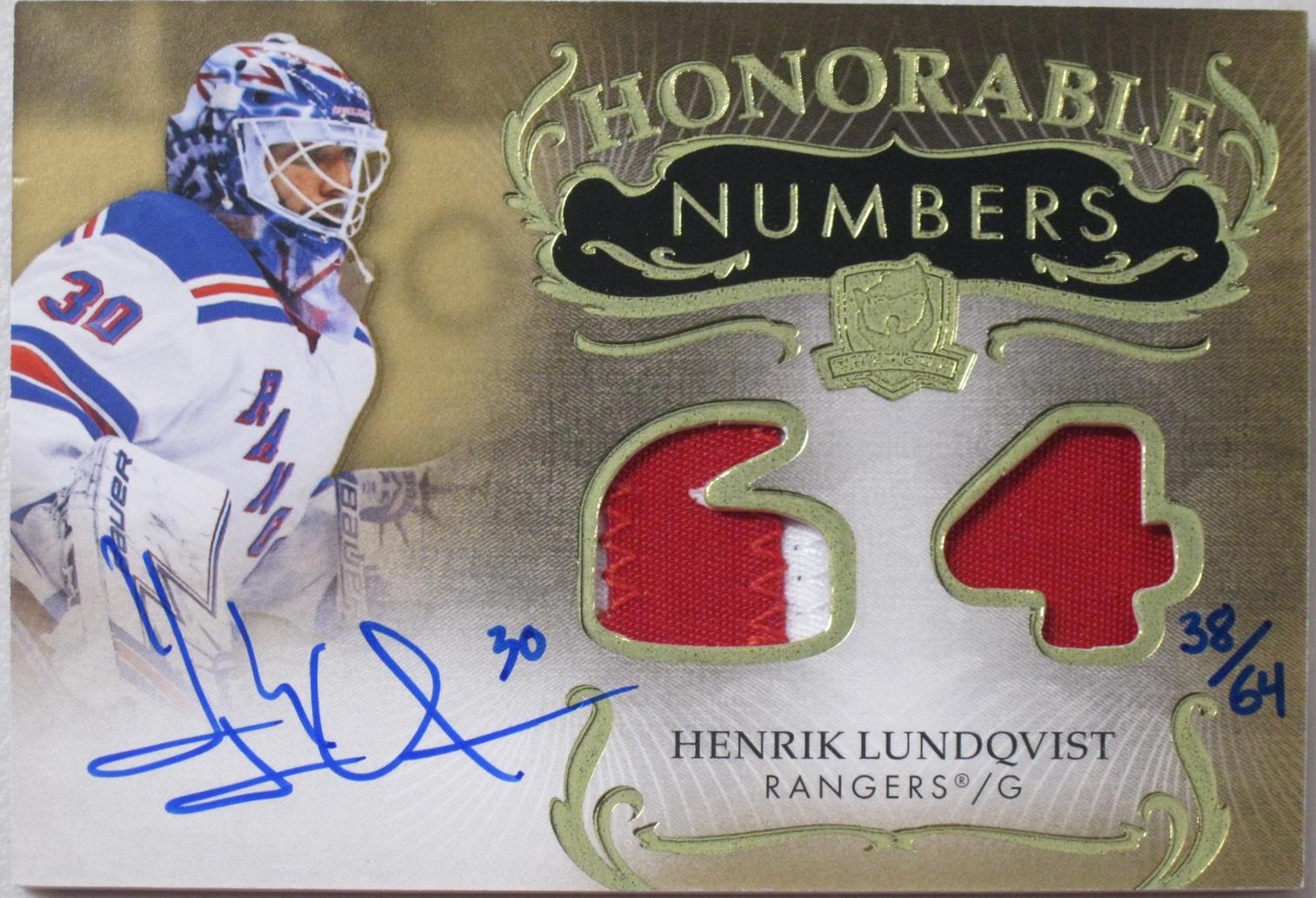 Henrik Lundqvist #HR-HL