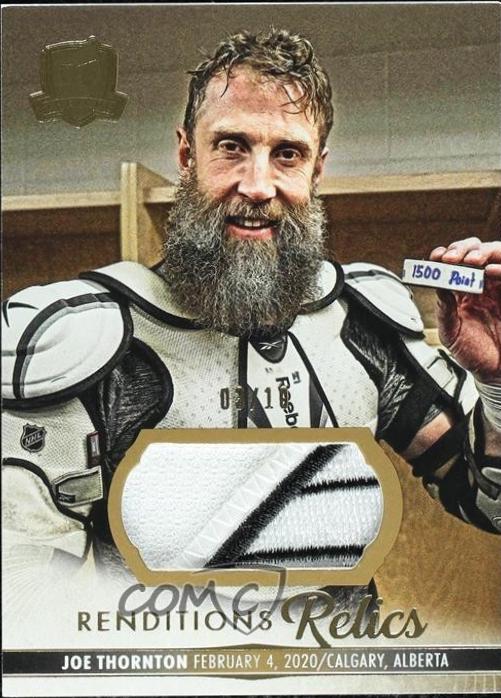 Joe Thornton [Patch] #RR-JT