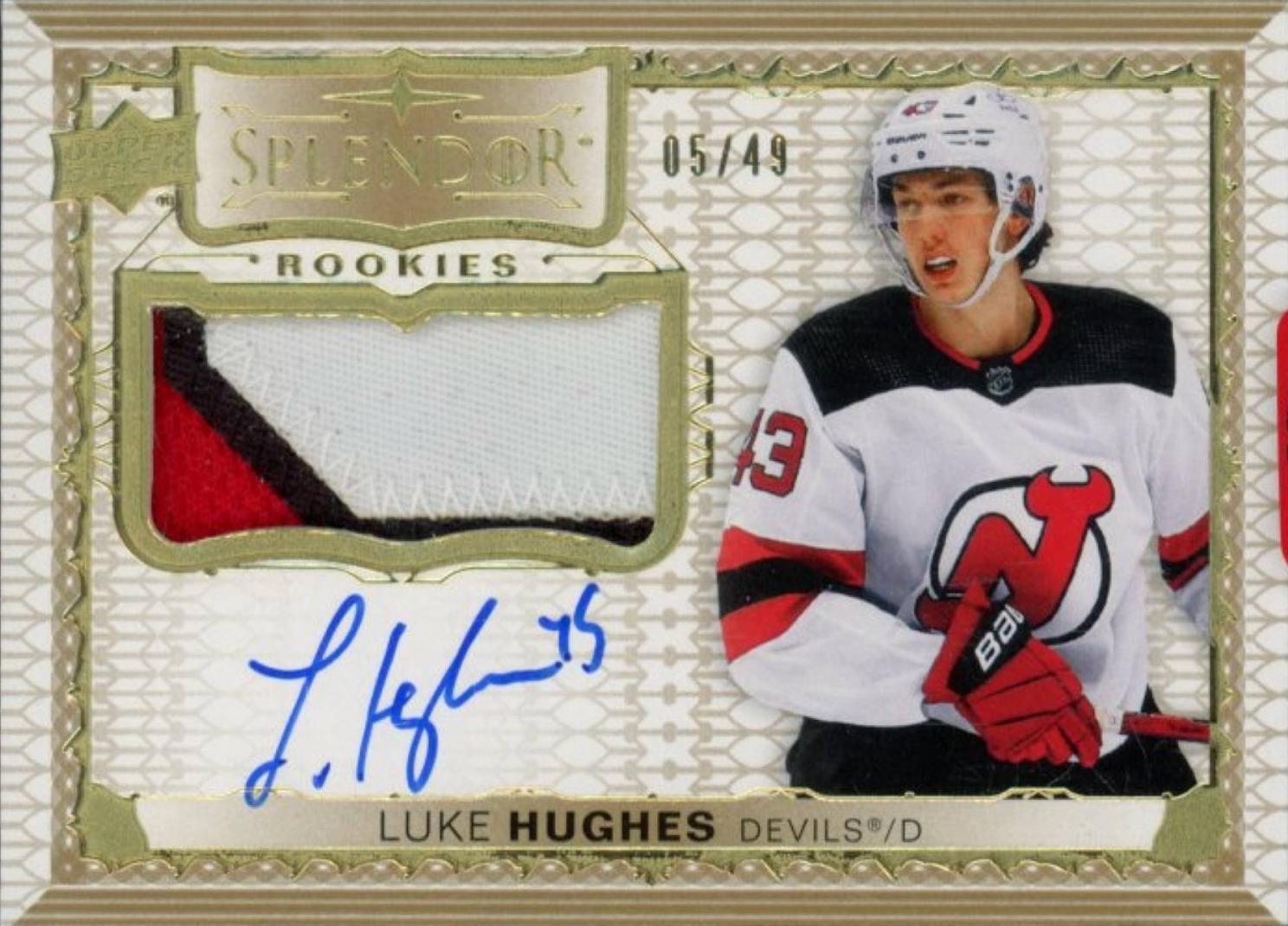 Luke Hughes [Rookie Autograph] #SP-LH