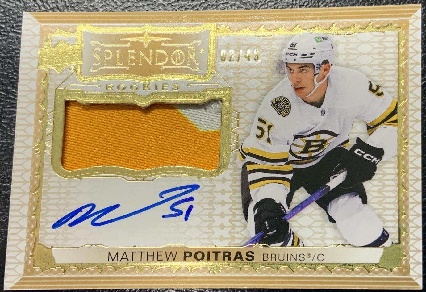 Matthew Poitras [Rookie Autograph] #SP-MP