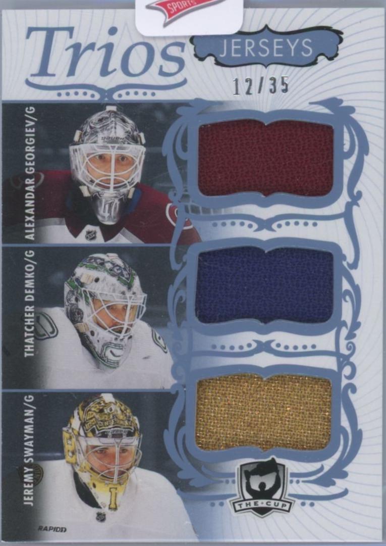 Alexandar Georgiev / Thatcher Demko / Jeremy Swayman #C3-DGS