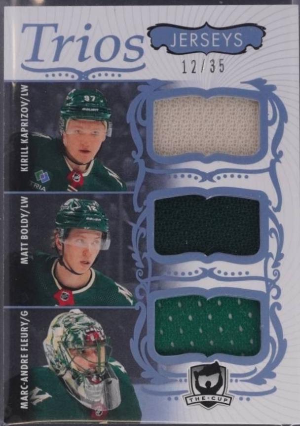 Kirill Kaprizov / Matt Boldy / Marc-Andre Fleury #C3-FBK
