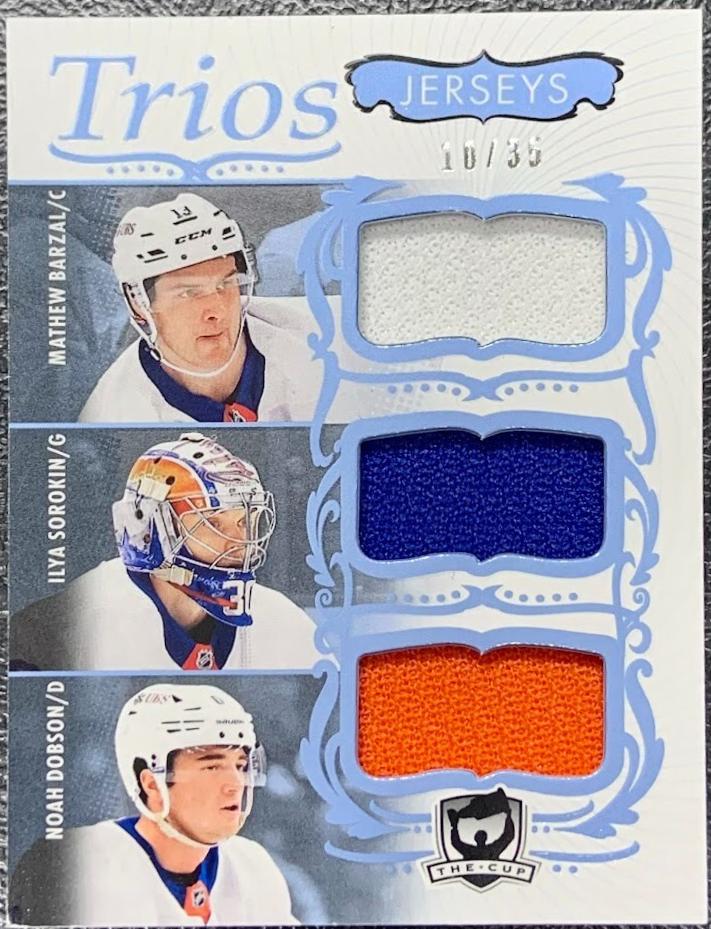 Mathew Barzal / Ilya Sorokin / Noah Dobson #C3-BDS